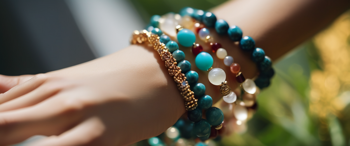 Pierres semi-précieuses en bracelet : guide des vertus